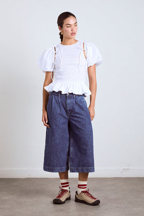 Damson Madder Becca Blouse - White
