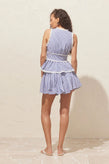 Ruby Benny Tie Top - Navy Stripe