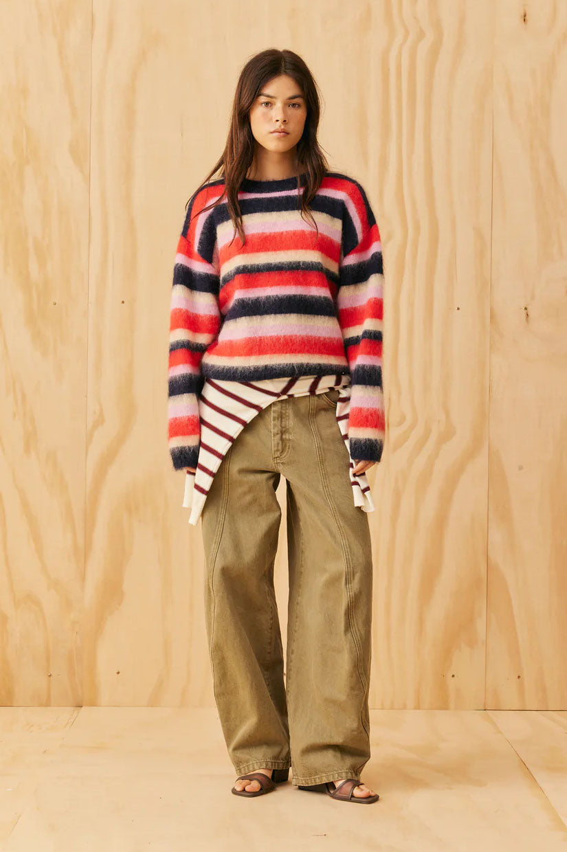 Ruby Velma Sweater - Velvet Berry