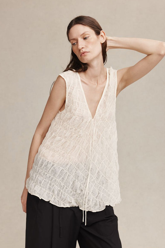 Marle Blanche Top - Ivory