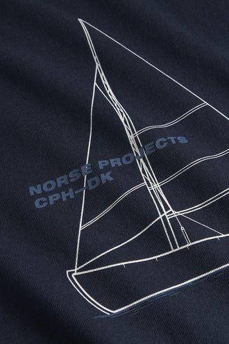 Norse Projects Holger Boat T-Shirt - Navy