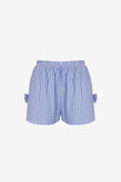 Ruby Raquel Bow Short - Blue Gingham