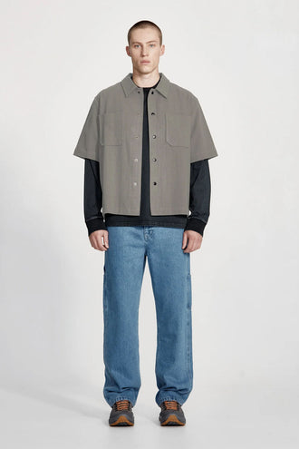 Commoners Box Fit Overshirt - Smoke