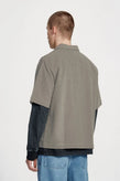 Commoners Box Fit Overshirt - Smoke