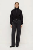 Assembly Brushed Cotton Jacket - Black