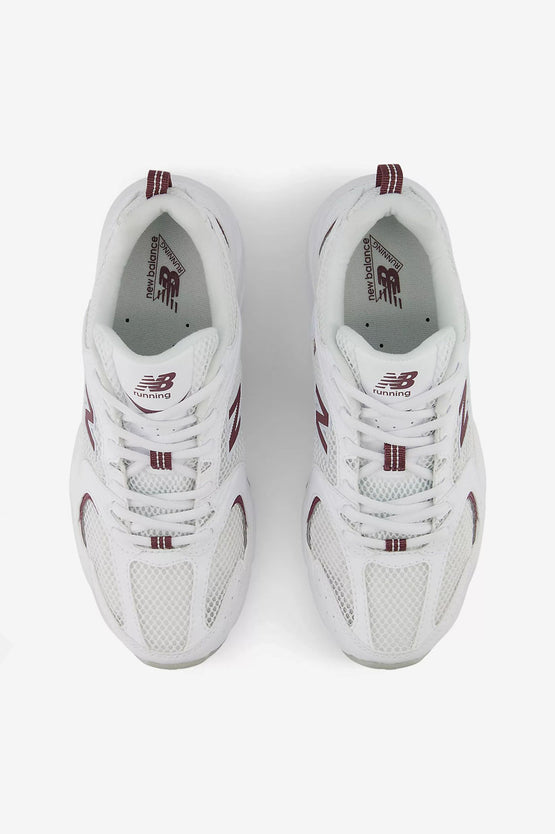 New Balance U530CSF - White with Faded Plum