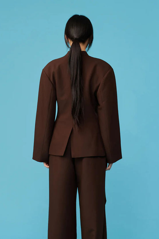 Ruby Coco Blazer - Chocolate