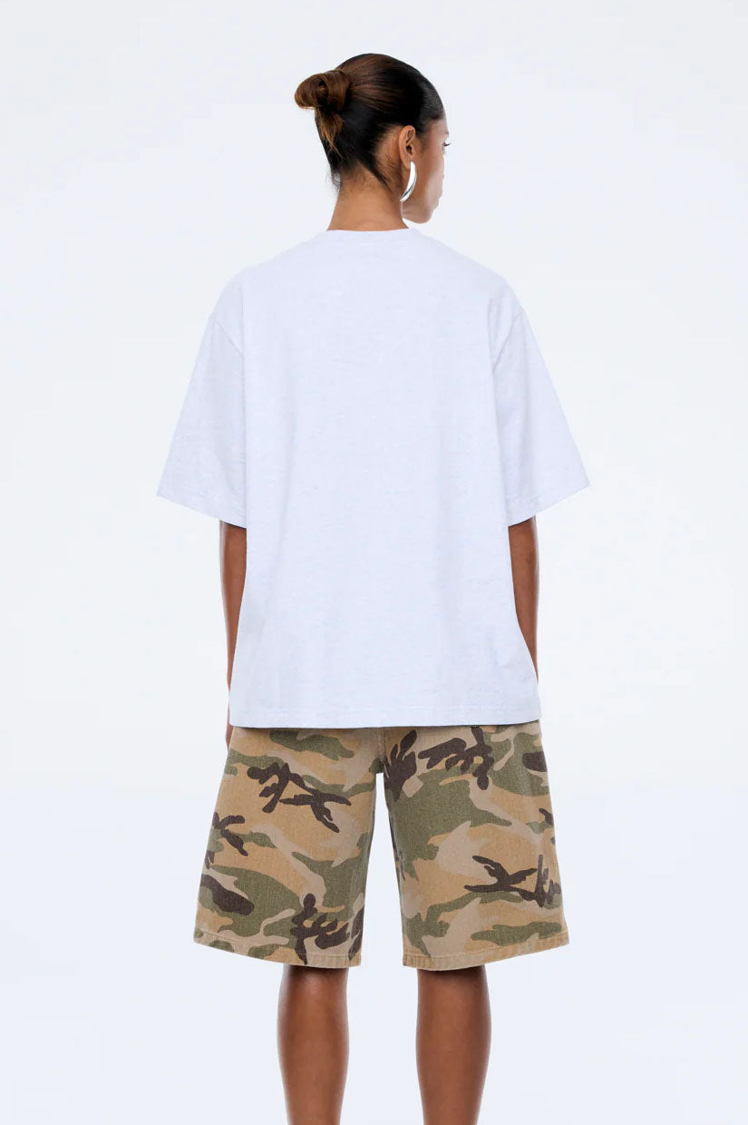 Ena Pelly Blue Collegiate Tee - White Marle