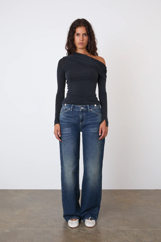 Peachy Den Kylie Top - Graphite