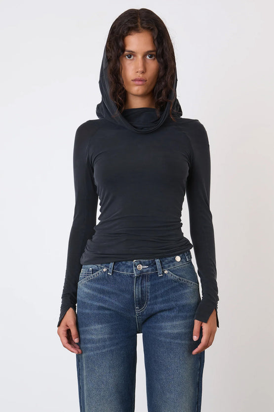 Peachy Den Kylie Top - Graphite