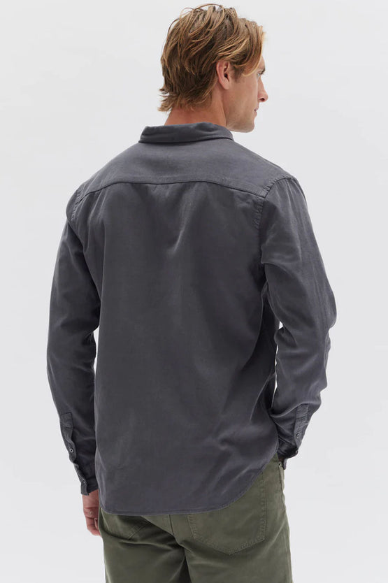 Assembly Cord LS Shirt - Washed Graphite