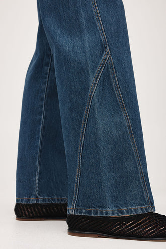 Marle Curve Seam Jean II - Heritage Blue