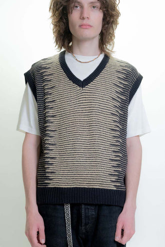 Beach Brains Dead Beat Vest - Black/Tan