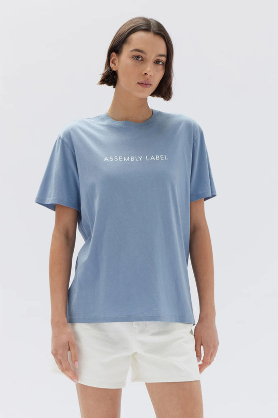 Assembly Everyday Logo Tee - Glacial White
