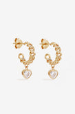 By Charlotte Radiant Curb Hoops - Gold