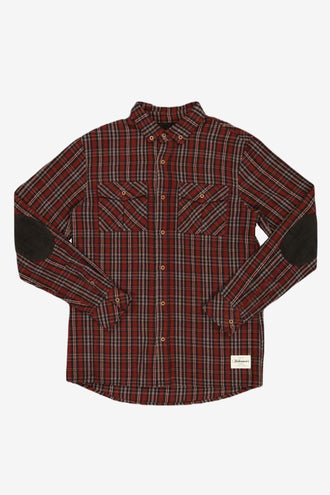 Just Another Fisherman Flanagan Flannel Shirt - Ox Taupe Check