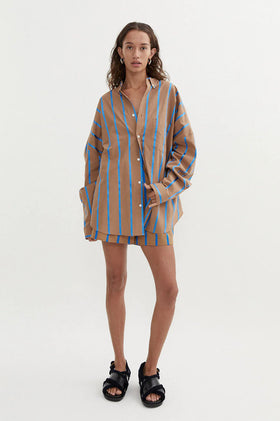 Blanca Fleur Shirt - Brown