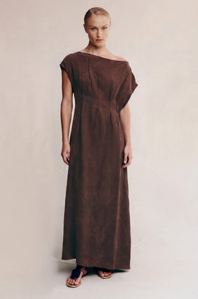 Marle Gaia Dress - Chocolate