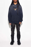 Stolen Girlfriends Club Gothic 1 Hood - Black Wash