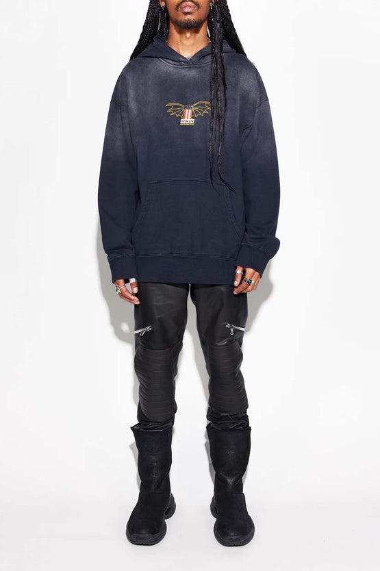 Stolen Girlfriends Club Gothic 1 Hood - Black Wash