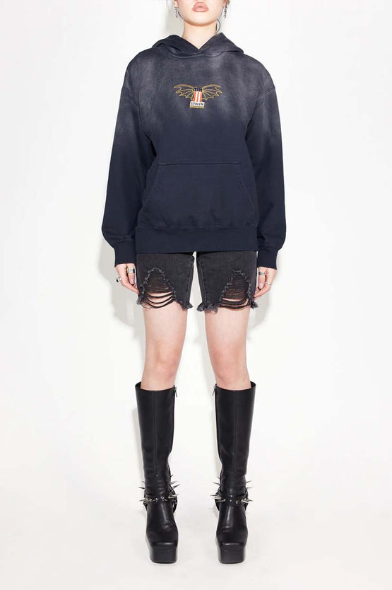 Stolen Girlfriends Club Gothic 1 Hood - Black Wash