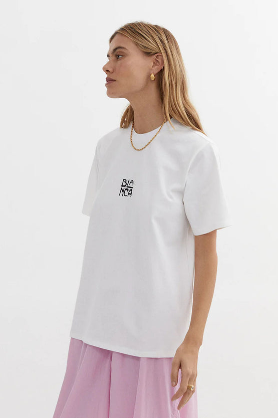 Blanca Graphic Tee - White