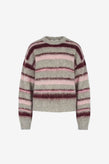 Ruby Velma Sweater - Grey Marle Pink