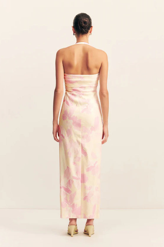 Shona Joy Addison Halter Maxi - Blush
