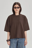 Commoners Womens Heaxy Boxy Tee - Cocoa