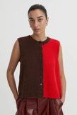 Blanca Isolde Vest - Red