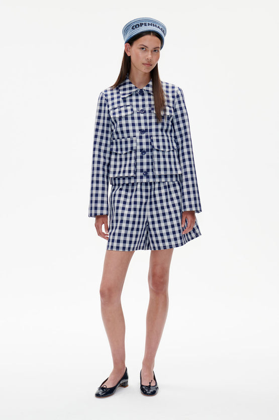 Baum Und Pferdgarten Bijou Jacket - Blue Check