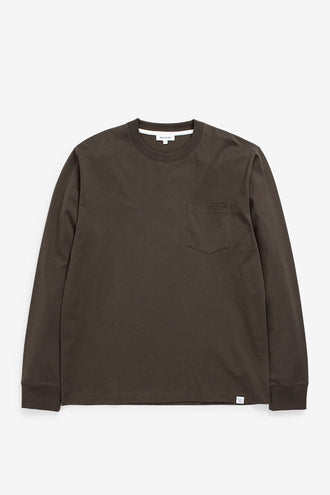 Norse Projects Johannes Standard Pocket LS - Beech Green
