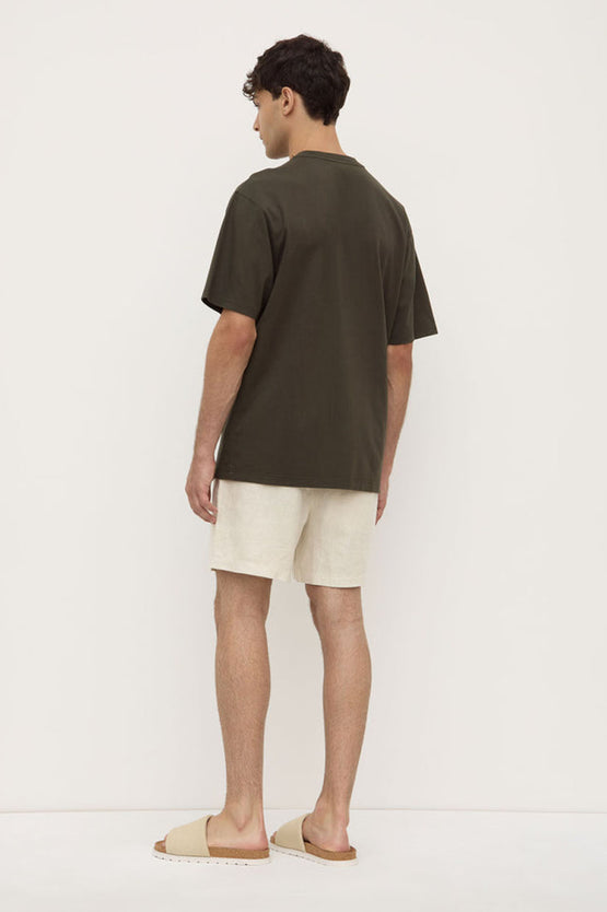 Assembly Knox Organic Oversized Tee - Forest