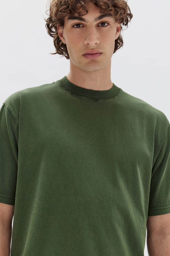 Assembly Knox Organic Oversized Tee - Forest