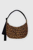 Baggu Medium Nylon Crescent Bag - Leopard