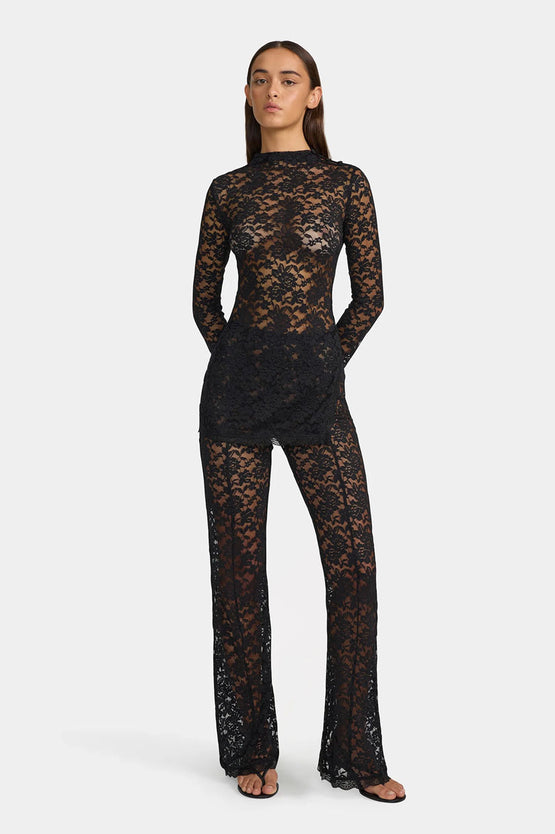 Ownley Clive Lace Top - Black