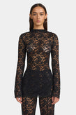 Ownley Clive Lace Top - Black
