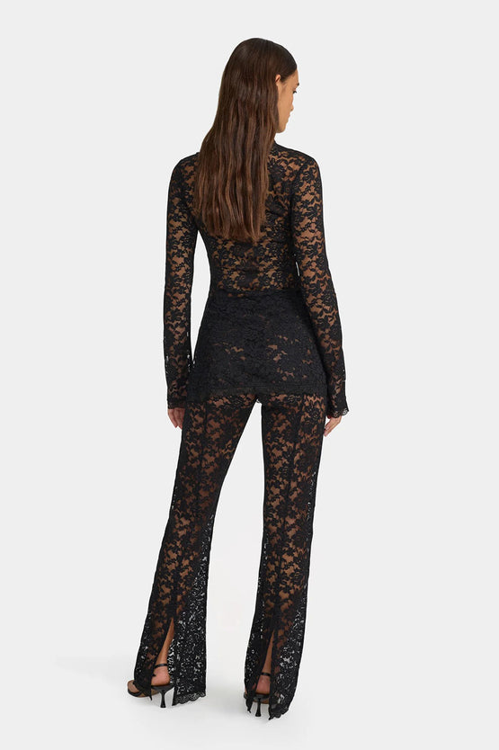 Ownley Clive Lace Top - Black
