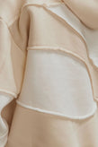 House Of Sunny Patchwork Hoodie - Cream