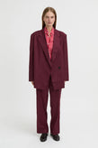 Blanca Lazara Blazer - Burgundy
