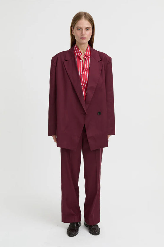 Blanca Lazara Blazer - Burgundy