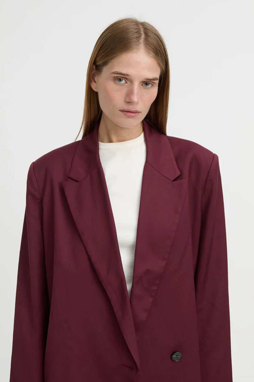 Blanca Lazara Blazer - Burgundy