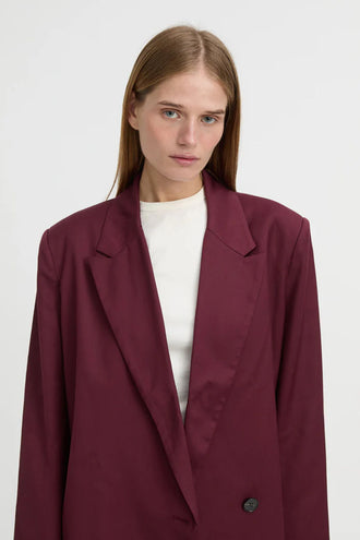 Blanca Lazara Blazer - Burgundy