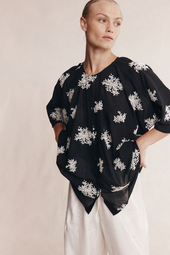 Marle Liberty SS Shirt - Rice Flower
