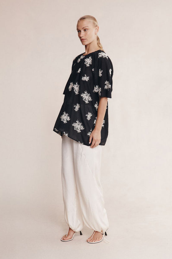 Marle Liberty SS Shirt - Rice Flower