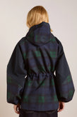 Damson Madder Liu Raincoat - Navy Check