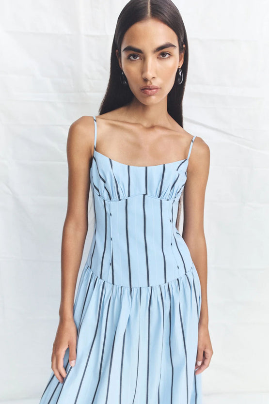 Shona Joy Saxon Panelled Maxi - Bather