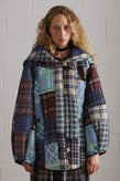 Damson Madder Megan Quilted Coat - Patchwork