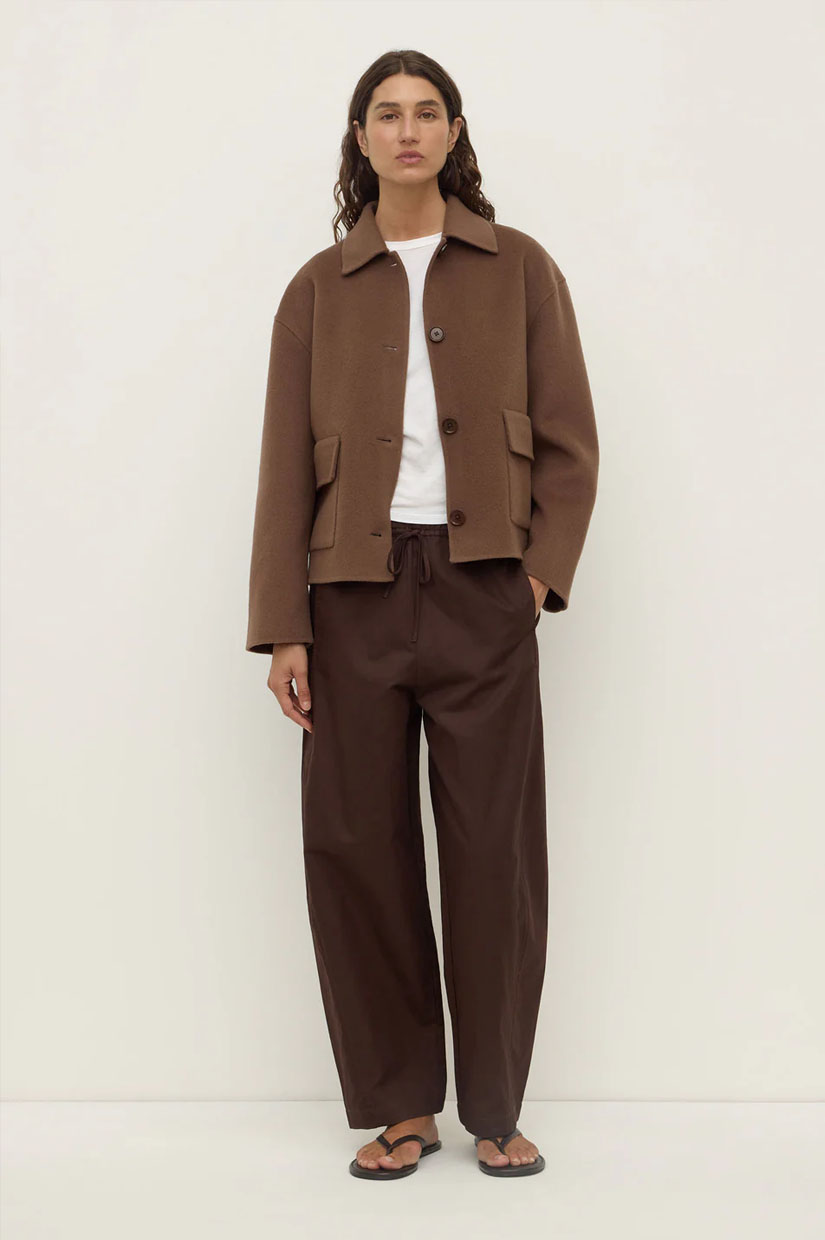 Assembly Mya Wool Jacket - Milk Choc