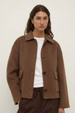 Assembly Mya Wool Jacket - Milk Choc
